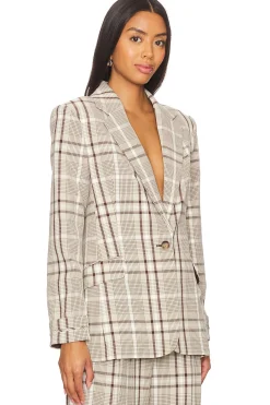 Lillie Peak Lapel Single Breasted Blazer