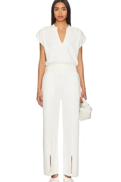 Lincoln Front Slit Knit Pant