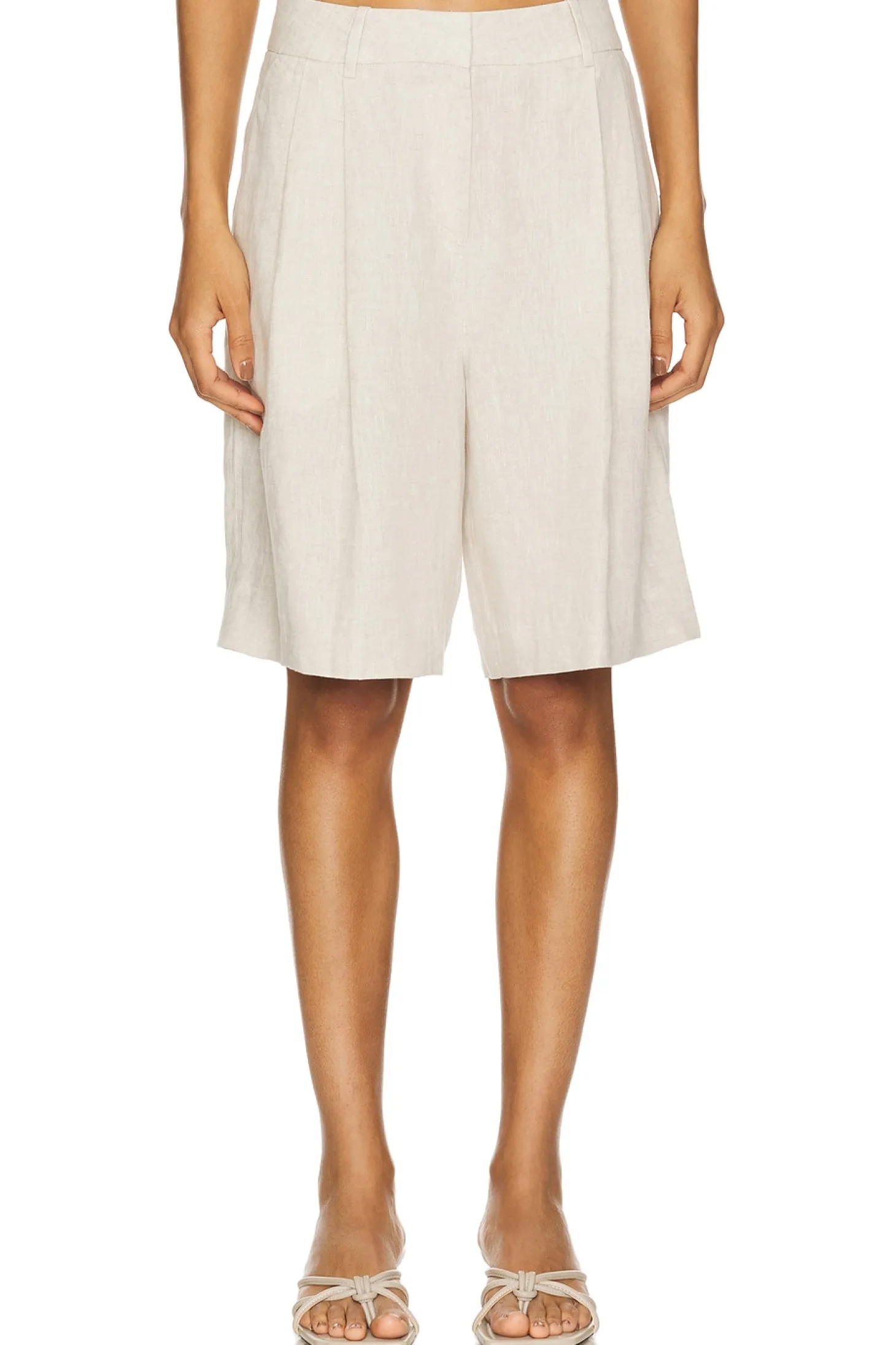 Linen Bermuda Shorts