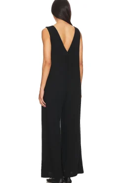 Linen Maternity Jumpsuit