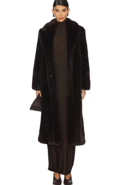 Lizbeth Long Faux Fur Jacket