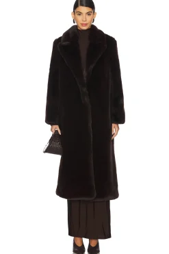 Lizbeth Long Faux Fur Jacket