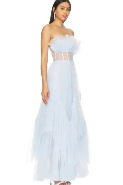 Long Corset Evening Dress