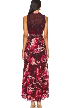 Long Dress With Tie Up Belt