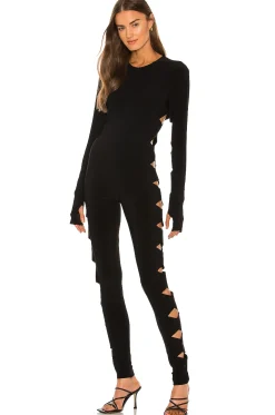 Long Sleeve Crew Neck Alligator Catsuit