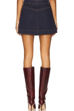 Lorenzo Denim Mini Skirt