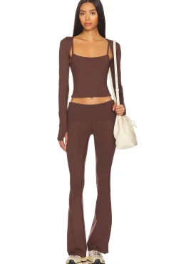 LoungeWell Light Hawley Foldover Pant