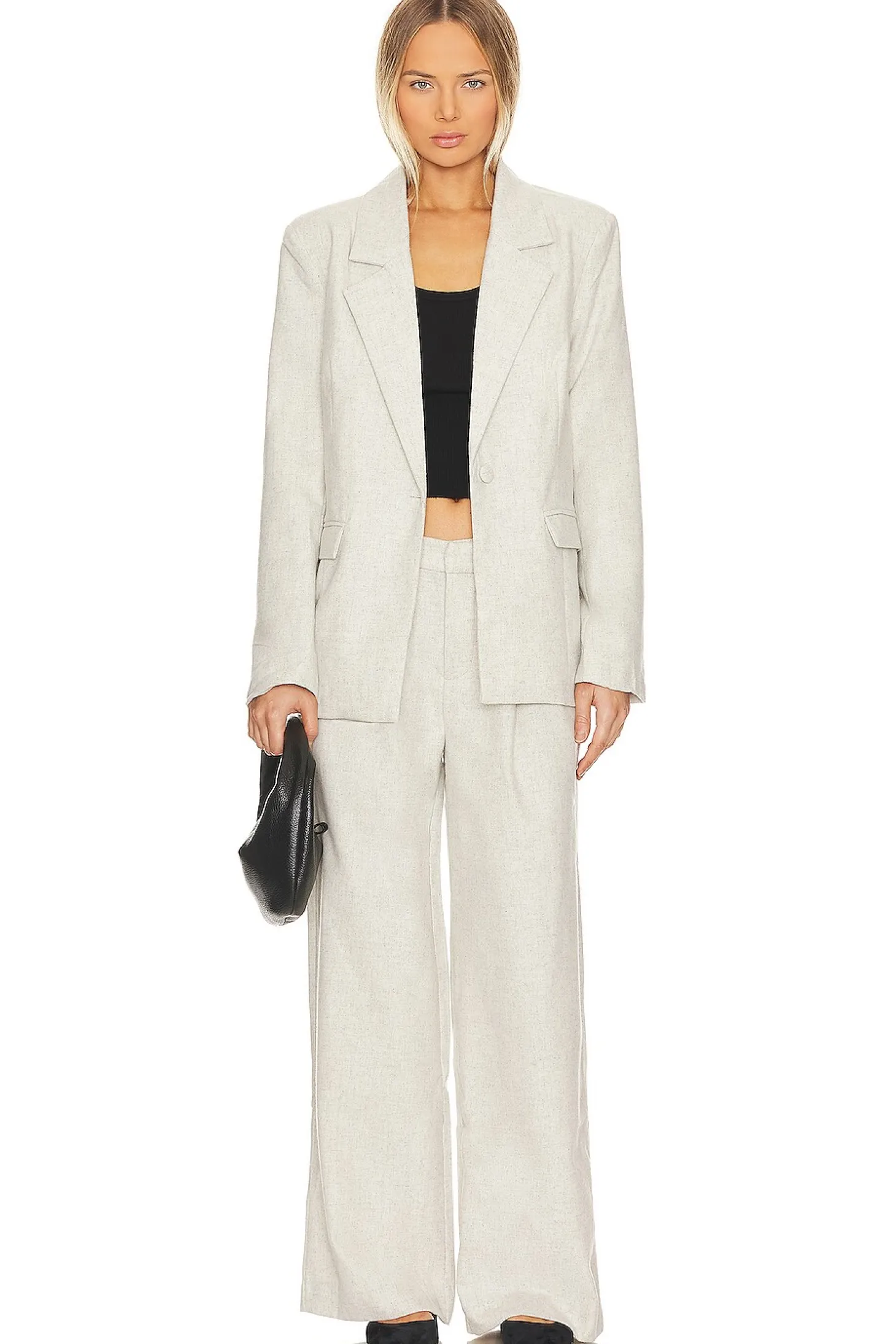 Low Rise Wool Trousers