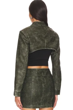 Lupita Faux Leather Jacket