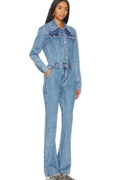 Mabel Fitted Mid Rise Jumpsuit