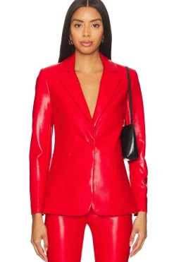 Macey Leather Blazer