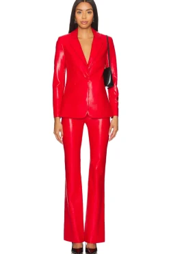 Macey Leather Blazer