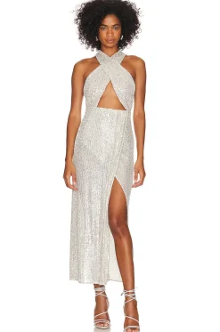 Maeva Halterneck Midi Dress