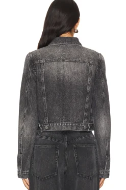 Maeve Fitted Denim Jacket