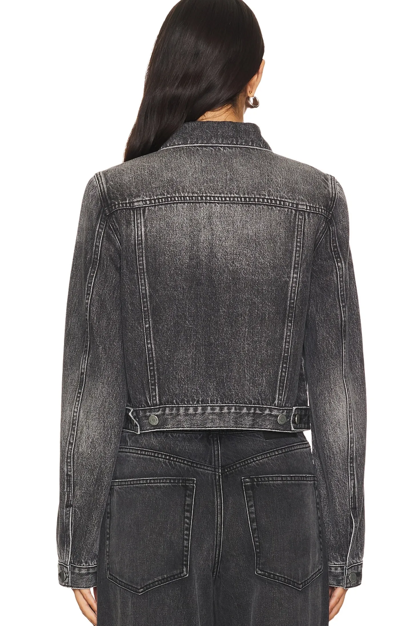 Maeve Fitted Denim Jacket