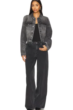 Maeve Fitted Denim Jacket