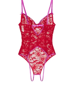 Magnolia Lace Ouvert Bodysuit