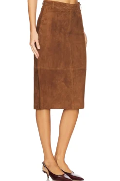 Marcella Suede Skirt