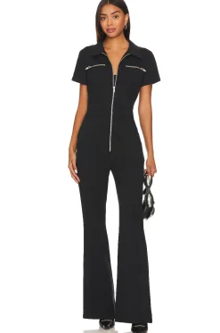 Martina Short Sleeve Flare Jumpsuit