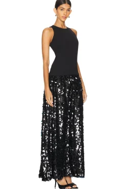 Memphis Crepe Sequin Dress