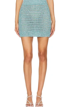 Mesh Mini Skirt