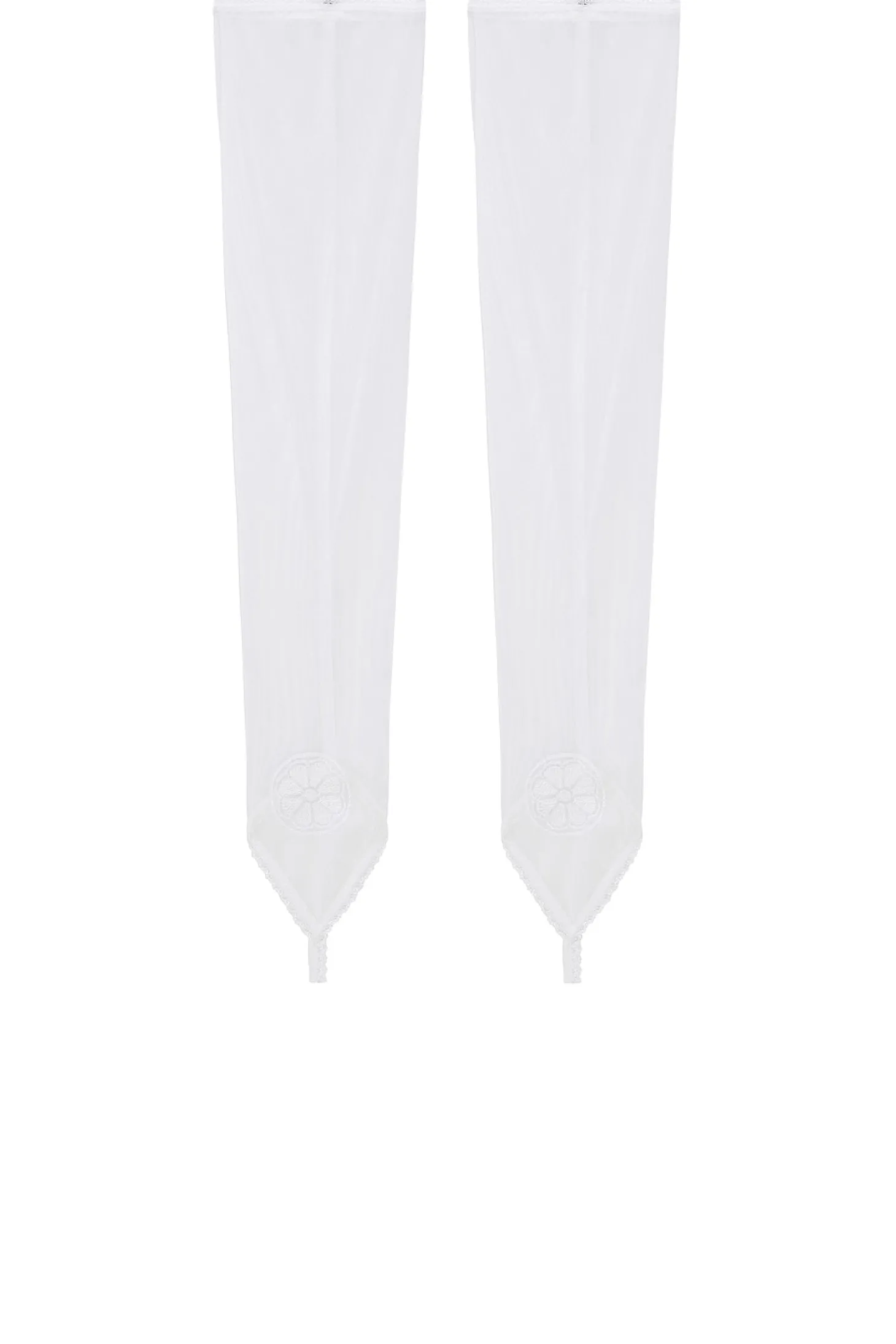 Mesh Socks With Embroidery Logo