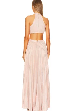 Metallic Evening Gown