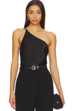 Mia One Shoulder Cowl Back Top