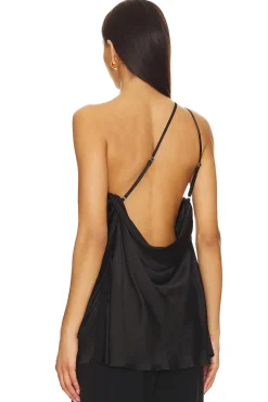 Mia One Shoulder Cowl Back Top
