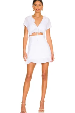Mia Ruffle Tie Dress