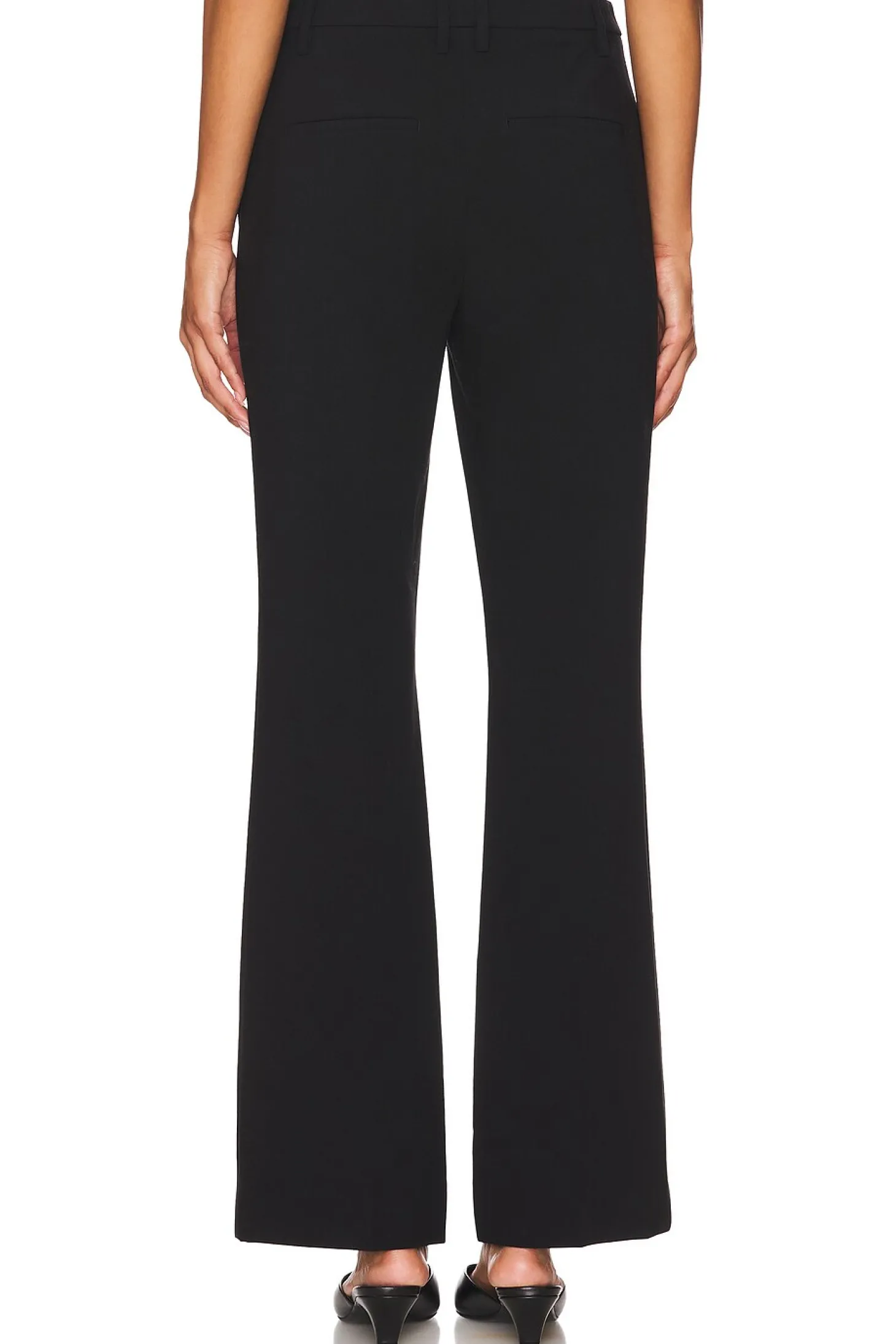 Mid Rise Tailored Flare Pant