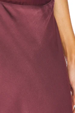 Midi Chiffon Cutout Skirt