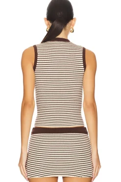 Mila Cloud Knit Sleeveless Sweater Top