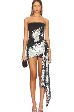 Mini Skirt With Sequin Tail