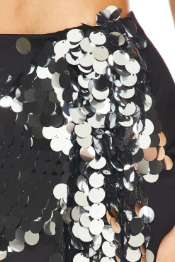 Mini Skirt With Sequin Tail