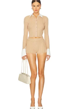 Molly Cable Knit Hot Short