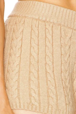 Molly Cable Knit Hot Short