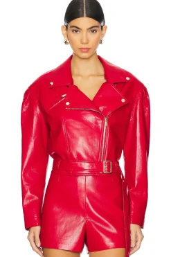 Morello Faux Leather Jacket