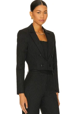 Mya Crpd Ntch Col Ftd Blzr