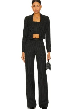 Mya Crpd Ntch Col Ftd Blzr