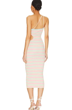 Nadira Cut Out Midi Knit Dress