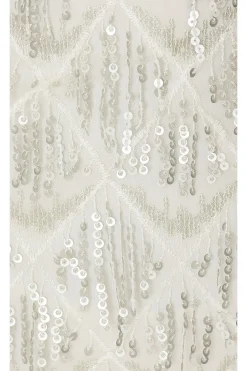 Nia Sequin Fringe Dress