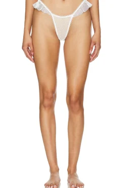 Nothing But Net Ruffle Thong