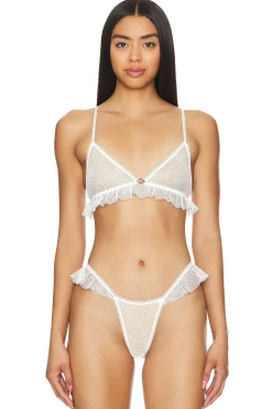 Nothing But Net Triangle Bralette