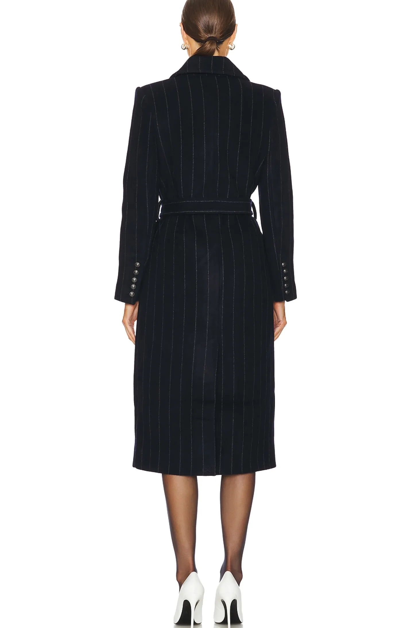 Olina Long Coat With Belt