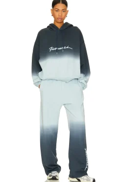 Ombre Squiggle Logo Hoodie