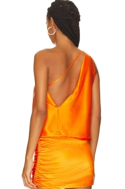 One Shoulder Cowl Top