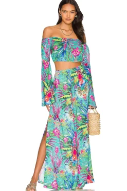 Open Side Wide Leg Pant