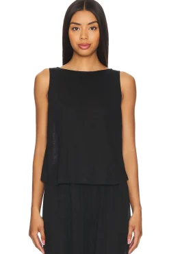 Organic Linen Crop Tank