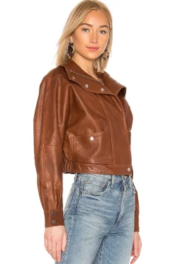 Oversized Leather Jacket